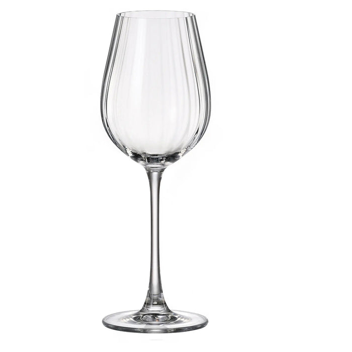 WINE GLASS 400 ML 6 PCS BOHEMIA OPTIC