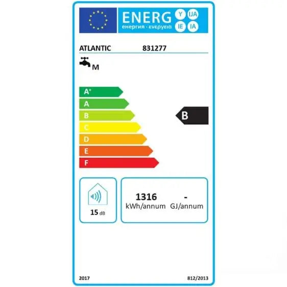 Boiler ATLANTIC Vertigo Essential Smart 50 Multi-position 40 liters 831277