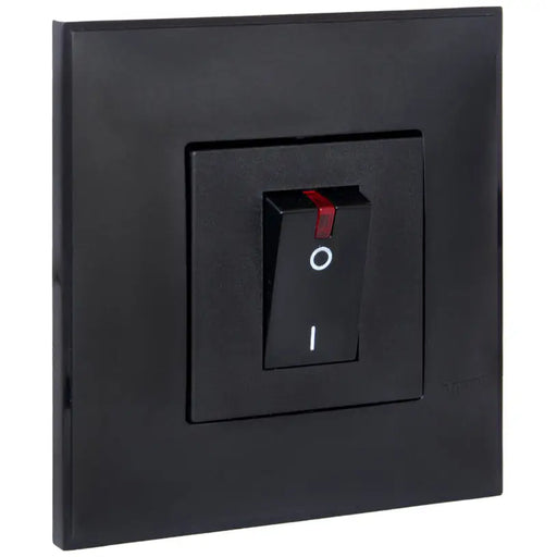 BOILER SWITCH WITH FRAME 32A BLACK BTICINO CLASSIA - Електроапаратура и