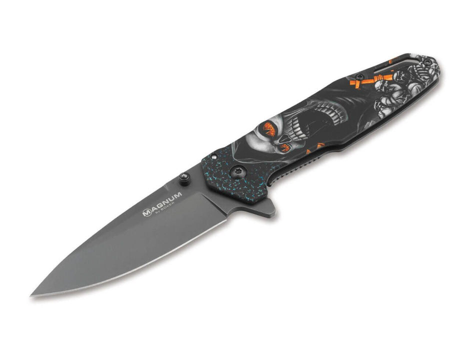 BOKER MAGNUM SCREAMING SKULL POCKET KNIFE