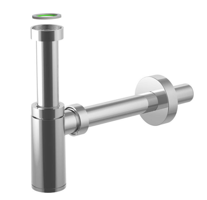 SINK TRAP CHROME ABS 1 1/4 Ф32ММ