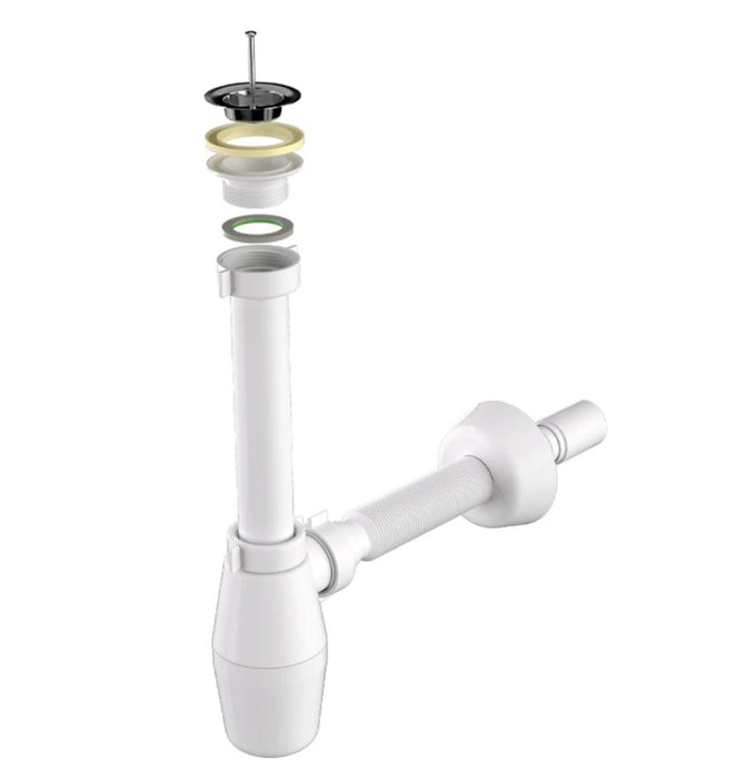 SINK TRAP WITH GV AND AXLE 1 1/4 F40