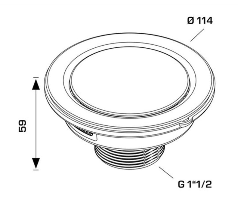 CLICK SYPHON FOR KITCHEN SINK 1 1/2