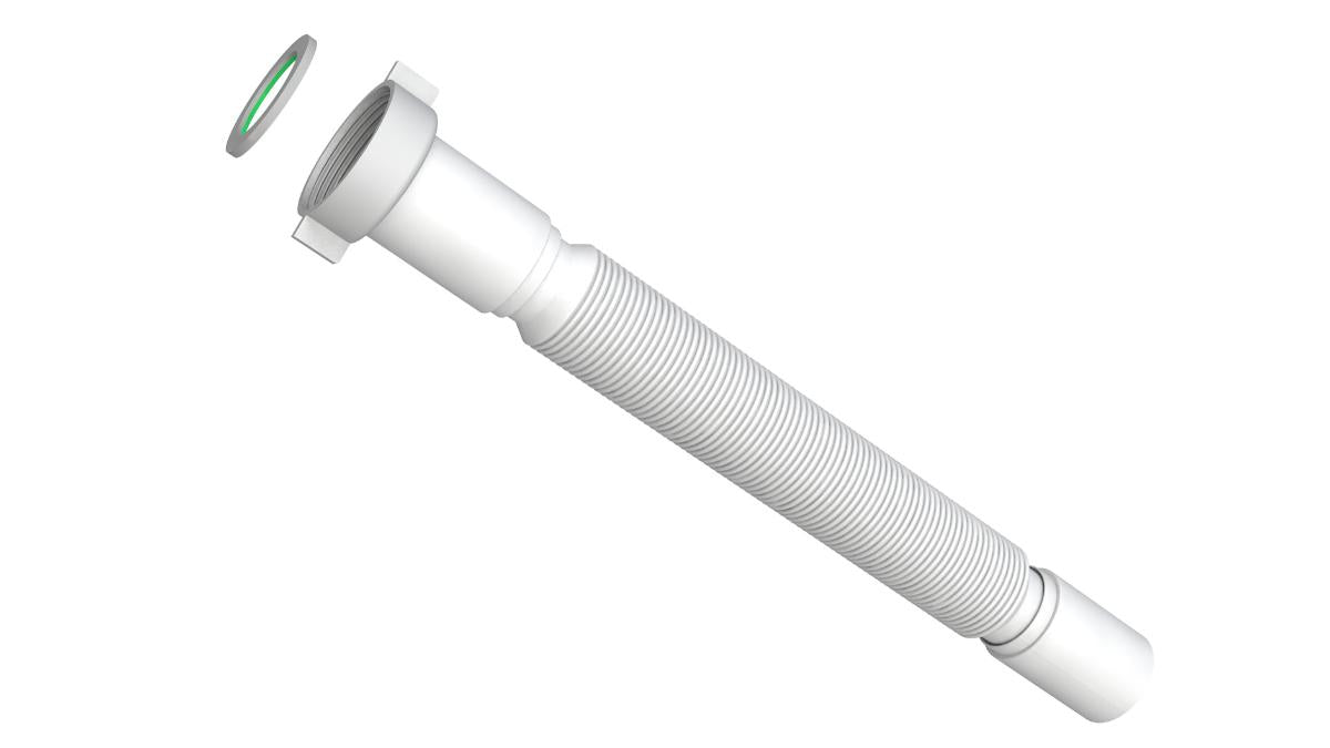 CORRUGATED PIPE 11/4 PLASTIC. NUT BONOMINI