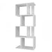 Bookcase FIESTA 4P 59.5x30x140 cm white - Wooden shelvesRGA-DRE<<<ShelvesRGA<<<ActionPL