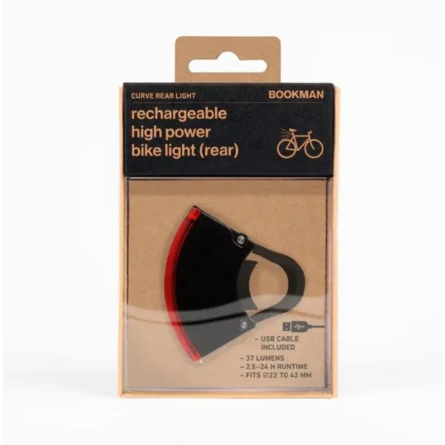 BOOKMAN Curve Rear bicycle light Black Red - LightsSIR-OSW<<<Bicycles and accessoriesSIR<<<ActionPL