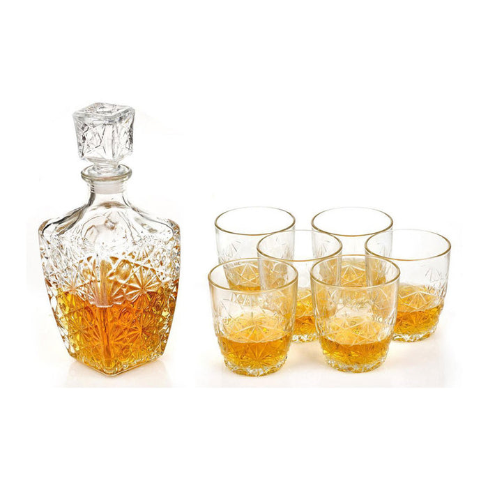 WHISKEY SET 7 PIECES 780 ML DEDALO BORMIOLI ROCCO
