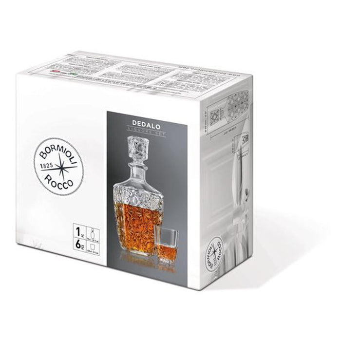 WHISKEY SET 7 PIECES 780 ML DEDALO BORMIOLI ROCCO