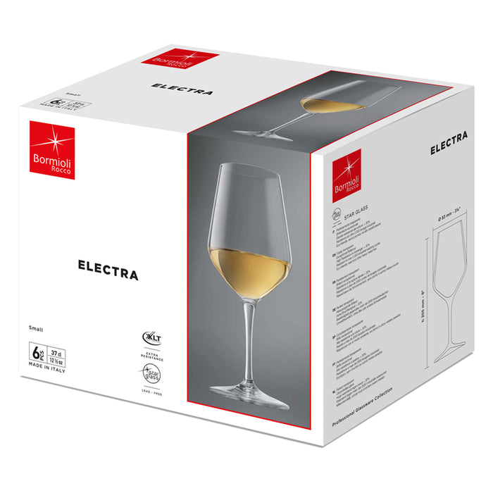 GLASS FOR WHITE WINE 350 ML 6PCS ELECTRA S BORMIOLI ROCCO