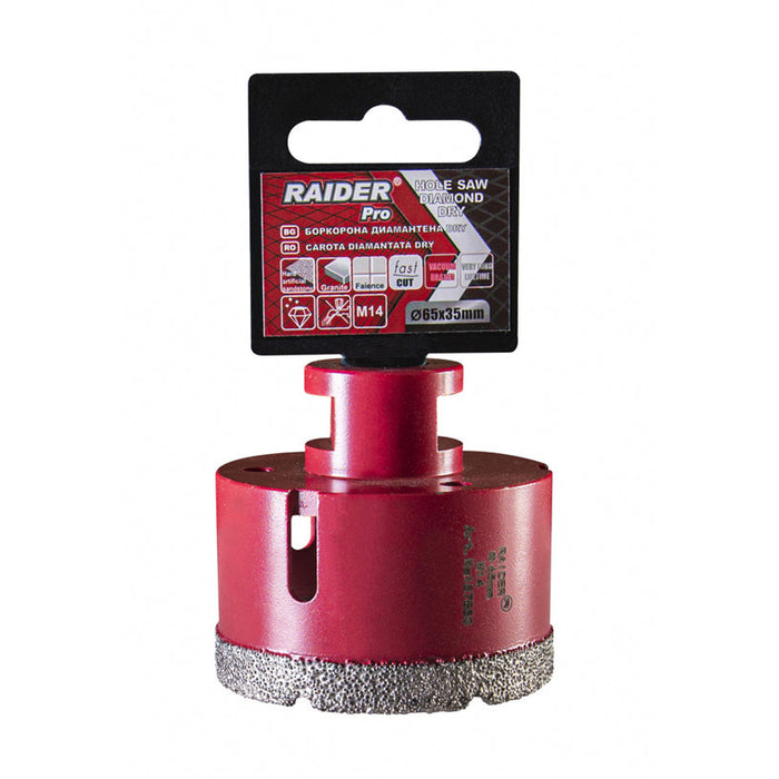 BORON M14 65MM RAIDER DIAMOND DRY - Боркорони<<<Консумативи за електроинструменти<<<Инструменти и