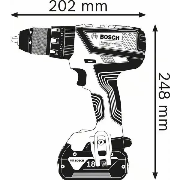 Bosch Akku-Bohrschrauber 12 V Li-Ion 1300 RPM Black Blue Red - Drill-screwdriversNAK-WWK<<<Cordless toolsNAK<<<ActionPL