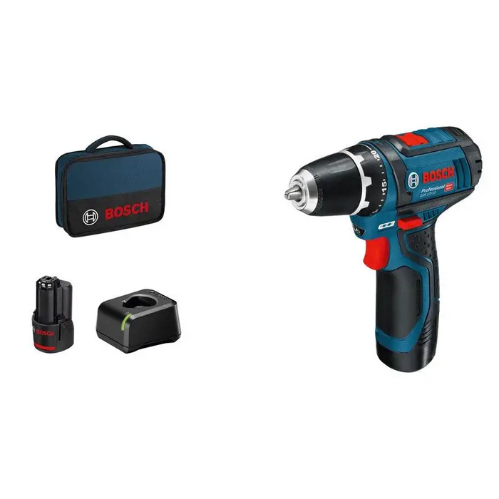 Bosch Akku-Bohrschrauber 12 V Li-Ion 1300 RPM Black Blue Red - Drill-screwdriversNAK-WWK<<<Cordless toolsNAK<<<ActionPL