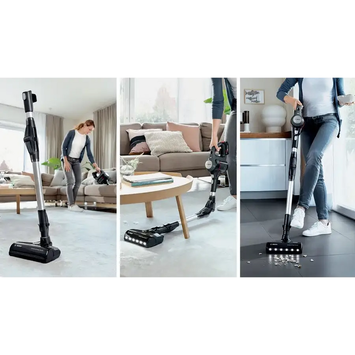 Bosch BBS712A Cordless Handstick Vacuum Cleaner Unlimited 7 TurboSpin motor 82 dB(A) 3.0 Ah battery 18.0V AllFloor