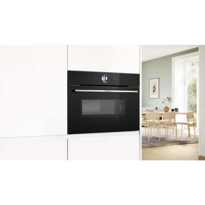 Bosch CMG7361B1 SER8 Compact combi microwave oven EcoClean back 20 HM TFT-touchdisplay - Фурни<<<BOSCH