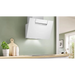 Bosch DWK67FN20 SER4 Wall hood 60 cm A+ EcoSilence Drive Alexa voice control transparent glass white print max 431 m3/h