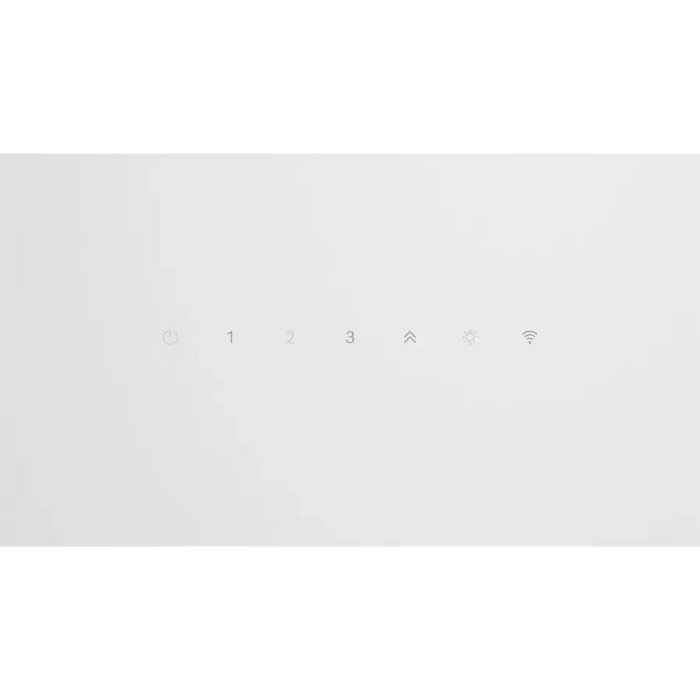 Bosch DWK67FN20 SER4 Wall hood 60 cm A+ EcoSilence Drive Alexa voice control transparent glass white print max 431 m3/h