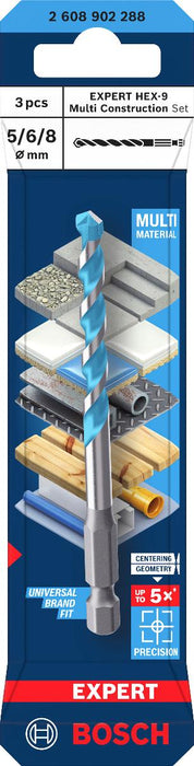BOSCH EXP DRILL BIT SET 3PCS