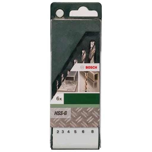 BOSCH HSS-G METAL DRILL SET 6 PIECES - Комплекти свредла<<<Консумативи за електроинструменти<<<Инструменти и