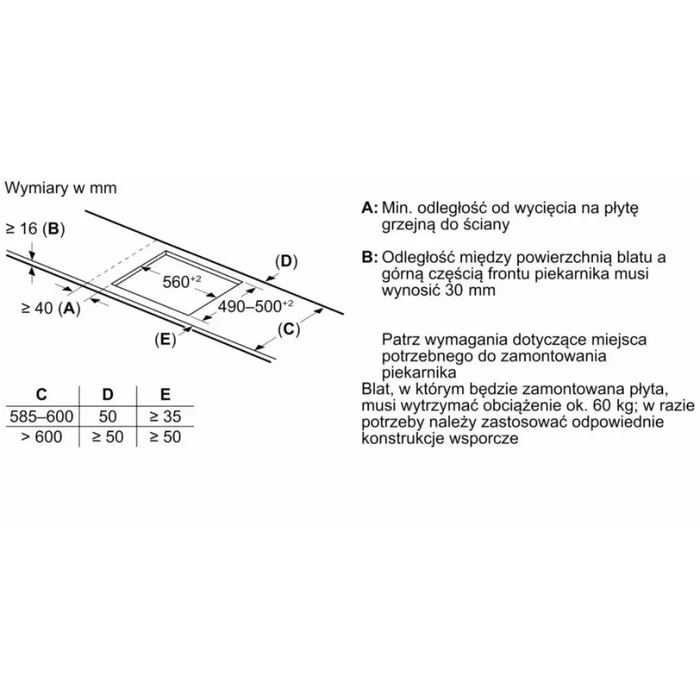 BOSCH induction hob PVQ61CHB1E mat - Built-in hot platesAGD-PGZ<<<Home Appliance - ProductsAGD<<<ActionPL