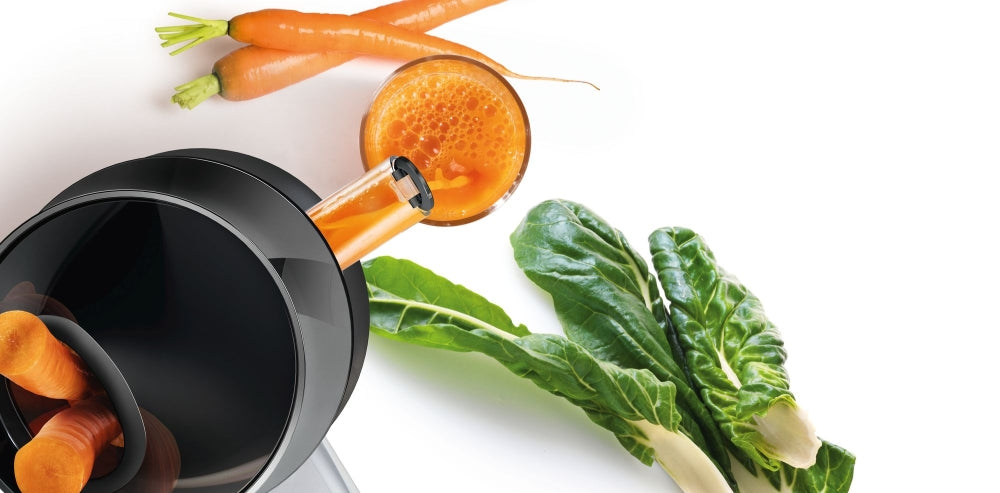 Bosch MESM500W Slow juicer VitaExtract 150 W 55 rpm 1 speed + reverse function tritan screw MixControl lever juice