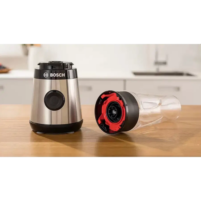 Bosch MMB2111M Blender VitaPower Series 2 0,6 L 450 W ToGo bottle from Tritan Stainless steel - Кухненски уреди<<<BOSCH