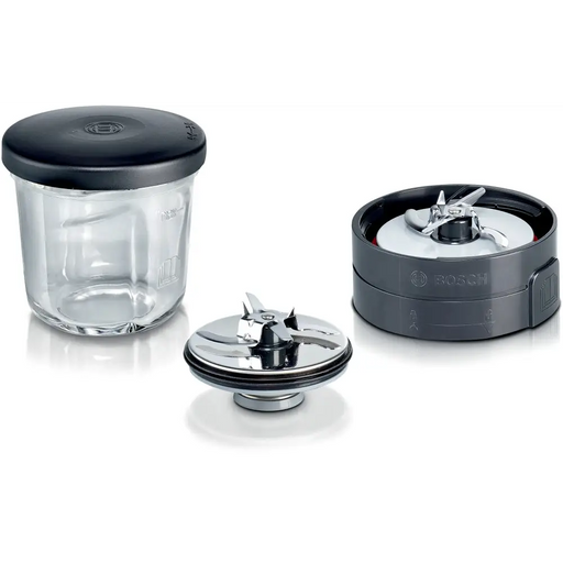 Bosch MUZ45XCG1 3 in 1 accessory set for grinding slicing and storage suitable for MUM4 MUM5 MUM Series 2 and MUM