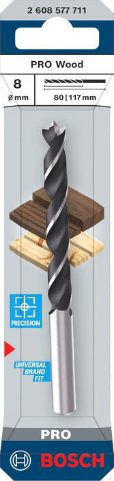 BOSCH PRO WOOD DRILL BIT 8 MM