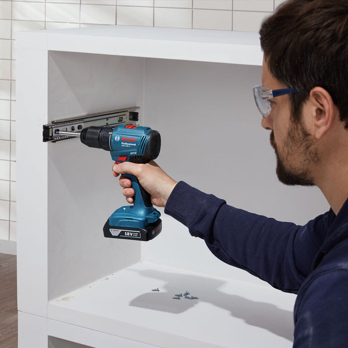 BATTERY BRUSHLESS DRILL BOSCH PROFESSIONAL GSR 185 Li 18 V, 50.00 nm, NUMBER OF BATTERIES 2, 2.00 Ah, SUITCASE