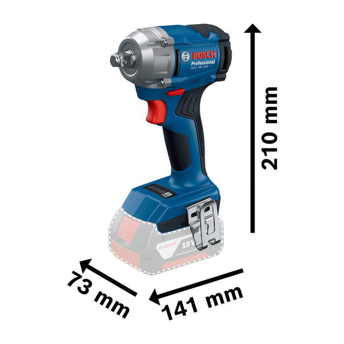 BATTERY WRENCH BOSCH PROFESSIONAL GDS 18V-350 18 V, 18 V, 350.00 nm, 350.00 nm, WITHOUT BATTERY AND CHARGER, WITHOUT BATTERY AND CHARGER
