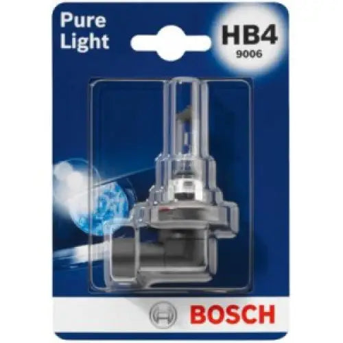 BOSCH PURE LIGHT HB4 4000K 55W 12V CARTON BLISTER 1 PCS - АВТОАКСЕСОАРИ<<<MaxCar