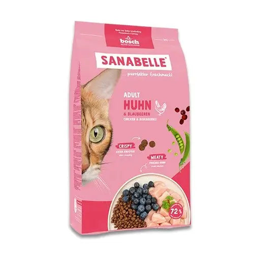 BOSCH Sanabelle Life Adult Chicken & blueberries - dry cat food - 8kg - Dry foodDLK-KAS<<<For the catDLK<<<ActionPL