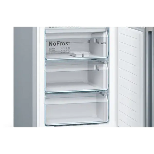 Bosch Serie 4 KGN39VIEB Fridge-Freezer Freestanding 368 L E Stainless Steel - Freestanding refrigerator-freezers