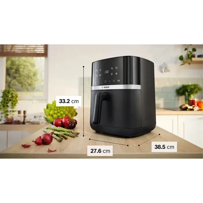 Bosch Serie 4 MAFS2462B fryer Single 6.1 L Stand-alone 2050 W Hot air fryer Black - FryersAGD-FRY<<<Home Appliance