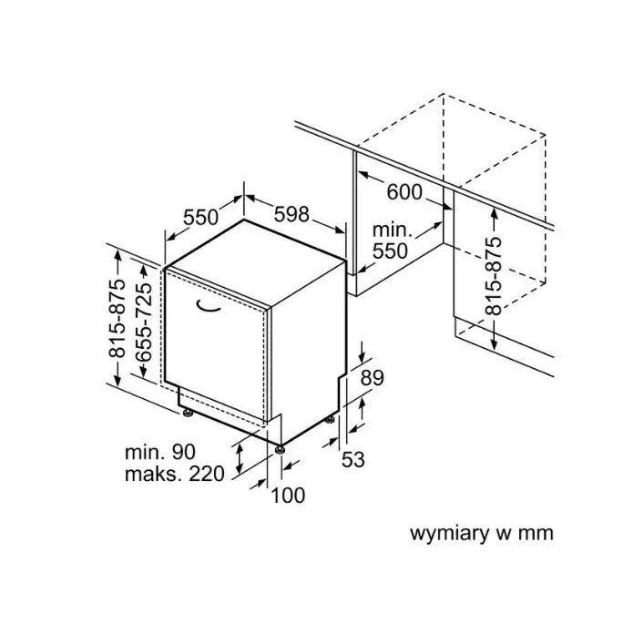 Bosch Serie 4 SMV4HVX11E Built-in dishwasher 14 place settings C - Built-in dishwashersAGD-ZMZ<<<Home Appliance