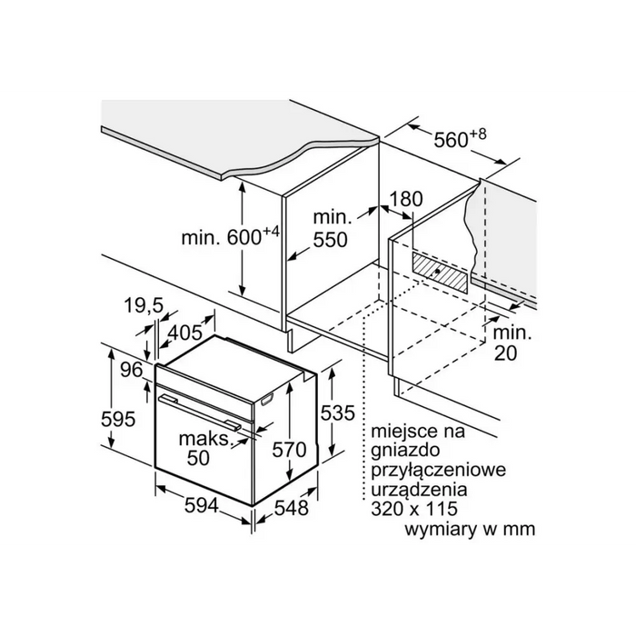 Bosch Serie 6 HBG537FB4 oven 71 L A Black - Built-in ovensAGD-PIZ<<<Home Appliance - ProductsAGD<<<ActionPL