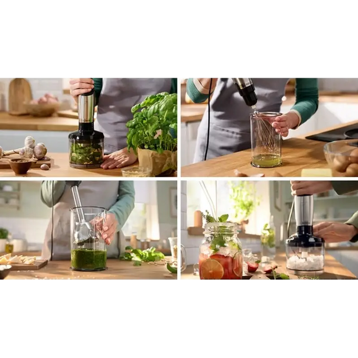 Bosch Serie 6 MSM6M622 blender 0.6 L Cooking blender 1000 W Black Stainless steel - Кухненски уреди<<<BOSCH дребна