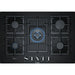 Bosch Serie 6 PPQ7A6B90 hob Black Built-in Gas 5 zone(s) - Built-in hot platesAGD-PGZ<<<Home Appliance