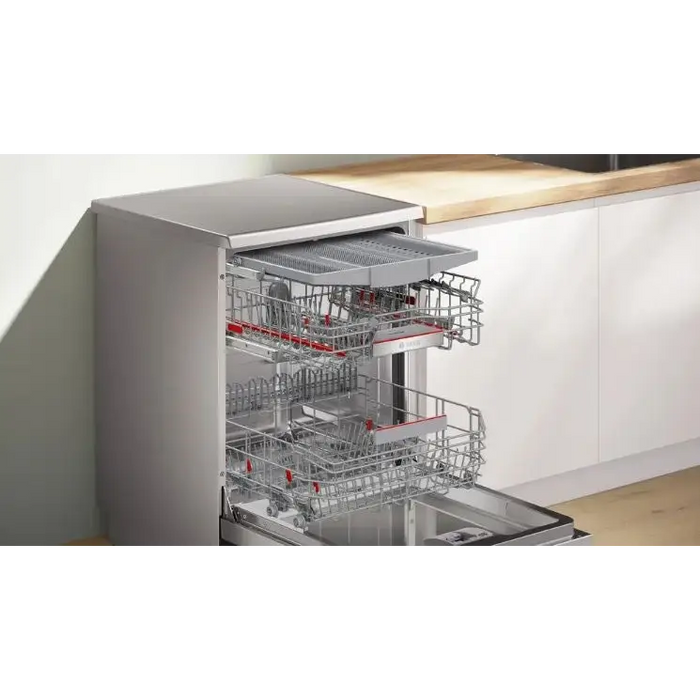 Bosch SMS6ECI10E freestanding dishwasher 60 cm brushed steel class A - Freestanding dishwashersAGD-ZMW<<<Home Appliance