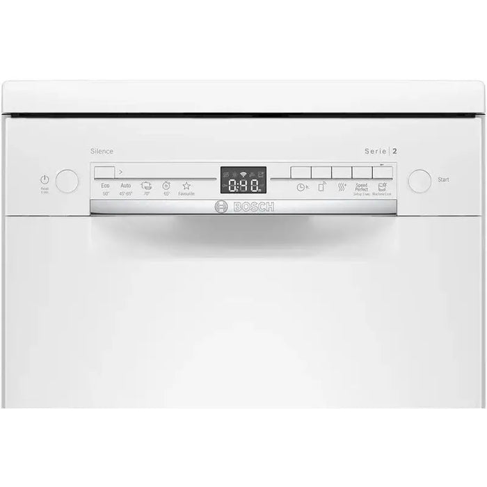 Bosch SPS2IKW10E SER2 Free-standing dishwasher 45cm F 9,5l 9ps 5p/4o 48dB(C) display Start delay 24h continuous white