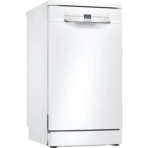 Bosch SPS2IKW10E SER2 Free-standing dishwasher 45cm F 9,5l 9ps 5p/4o 48dB(C) display Start delay 24h continuous white
