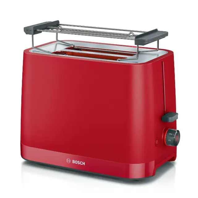 Bosch TAT3M124 toaster 2 slice(s) 950 W Red