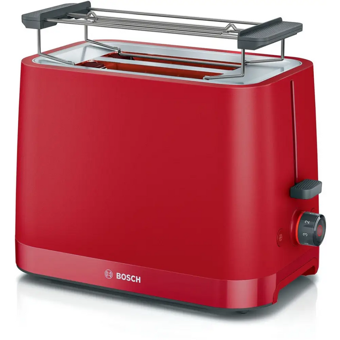 Bosch TAT3M124 toaster 2 slice(s) 950 W Red