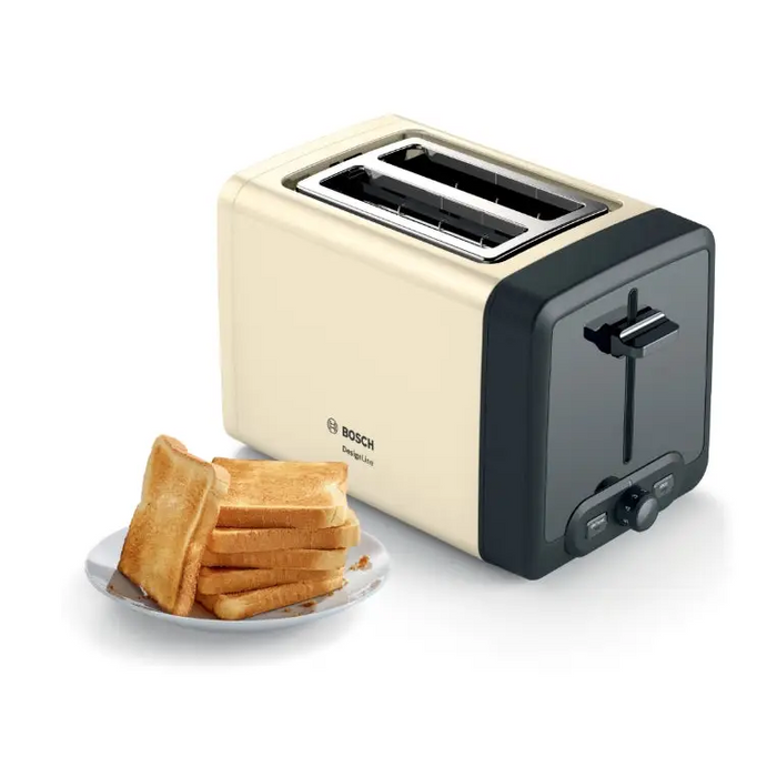 Bosch TAT4P427 Toaster DesignLine 820-970 W Auto power off Defrost and warm setting Lifting high Beige - Уреди за