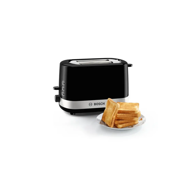 Bosch TAT6A513 toaster 2 slice(s) 800 W Black Stainless steel - ToastersAGD-TOS<<<Home Appliance