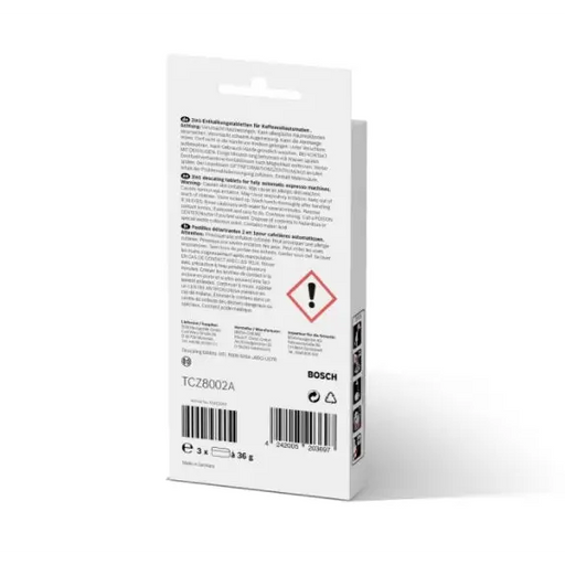 Bosch TCZ8002A descaler Domestic appliances Tablet - Уреди за кафе<<<BOSCH дребна електродомакинска