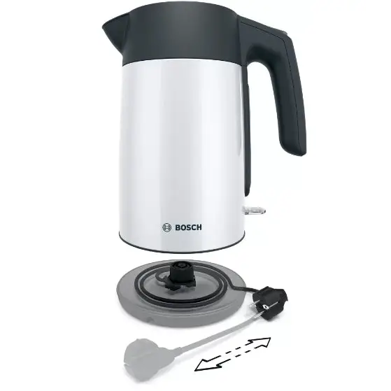 Bosch TWK7L461 Kettle 2400 W 1.7 l White - Кухненски уреди<<<BOSCH дребна електродомакинска