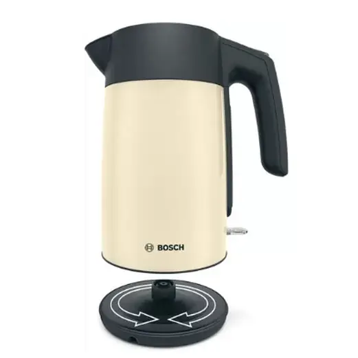 Bosch TWK7L467 Kettle 2000-2400 W 1.7 l Cup indicator Triple safety function Beige - Кухненски уреди<<<BOSCH дребна