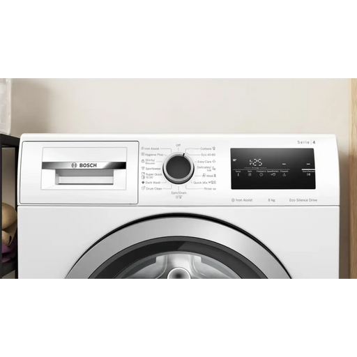 Bosch WAN28164BY SER4 Washing machine 8kg A 1400rpm 51/72dB(A) Iron Assist waveDrum 65l 6 options Sportswear