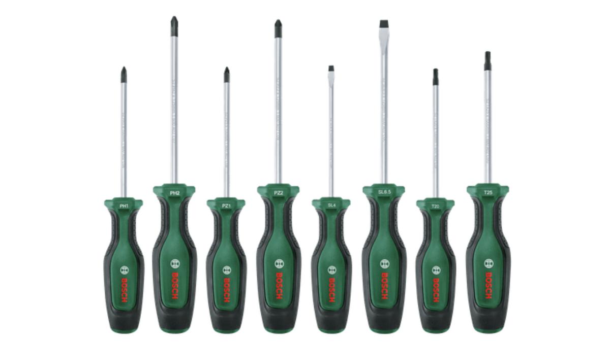 SCREWDRIVER SET 8H. BOSCH