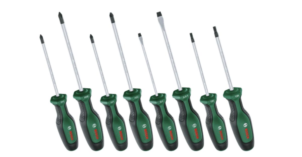 SCREWDRIVER SET 8H. BOSCH
